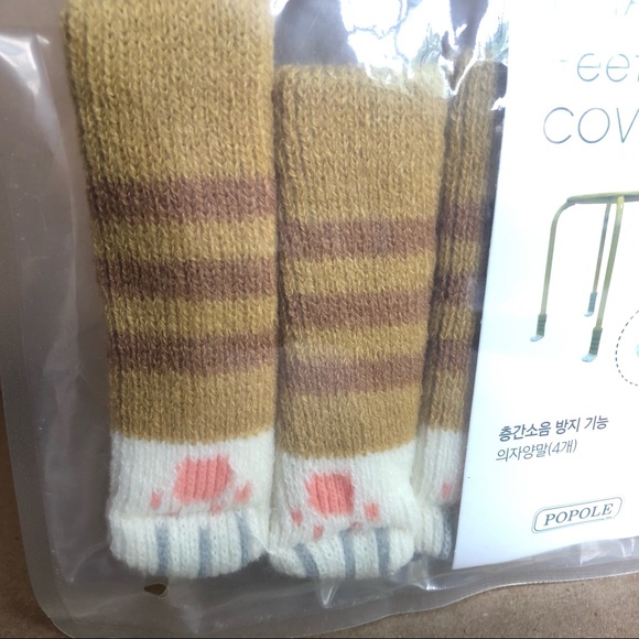 Quirky cat chair leg covers - Picture 3 of 4